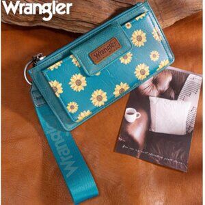 Wrangler Sunflower Card Wallet Wristlet